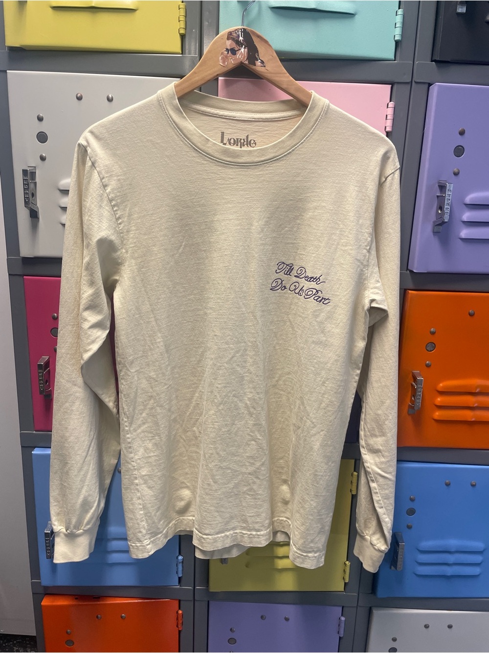 Men’s Lorde Cream Long-Sleeve Graphic T-Shirt